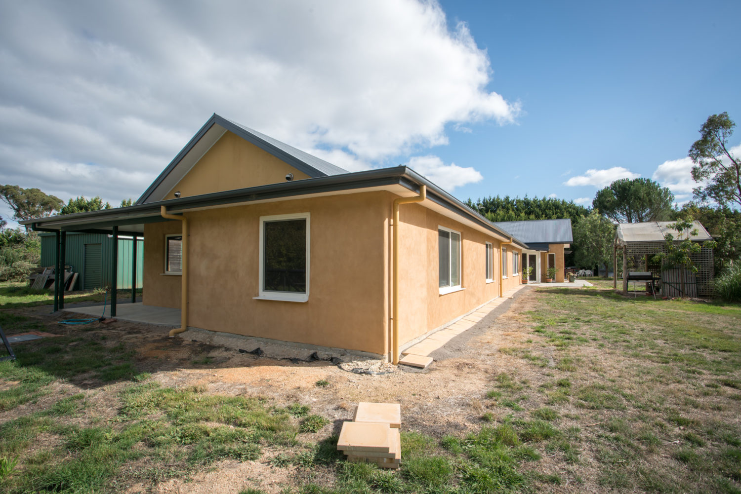 Strawbale passive house