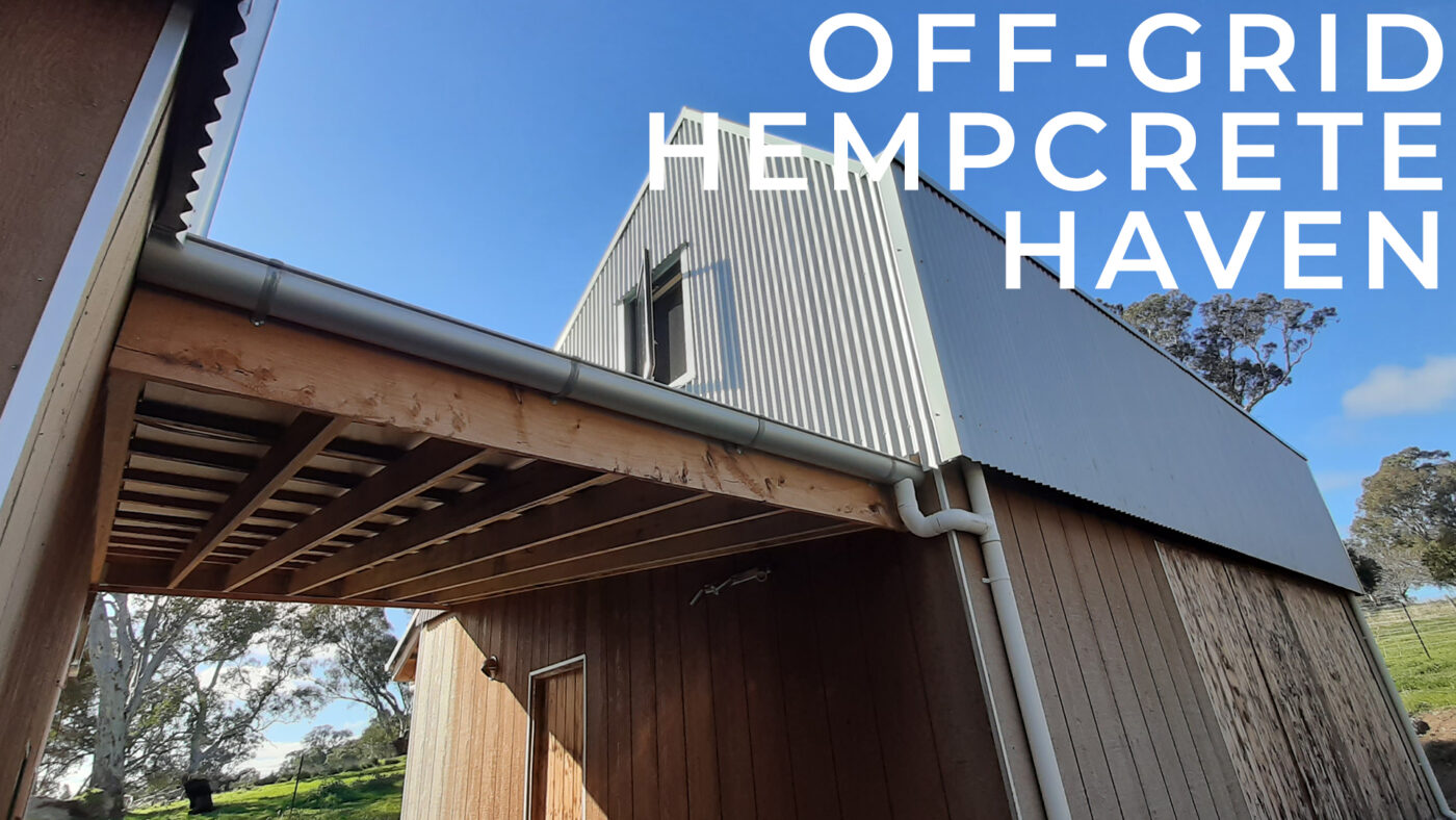 Off-grid hempcrete haven